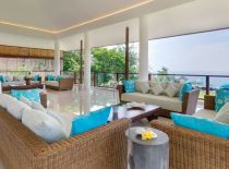 Villa Rose in Pandawa Cliff Estate, Living room area